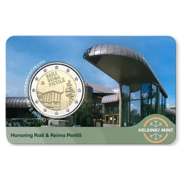 2 Euro 2026 Finlandia Raila and Reima moneta w coincard ANG