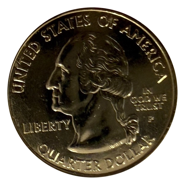 USA 25 cent 2008 P New Mexico złocona
