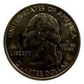 USA 25 cent 2007 D Montana kolorowana
