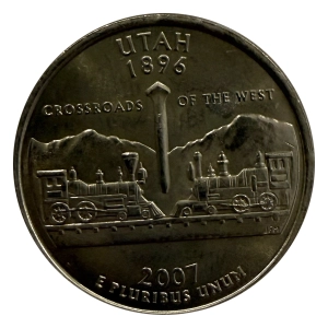 USA 25 cent 2007 D Utah