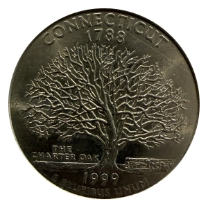 USA 25 cent 1999 P Connecticut