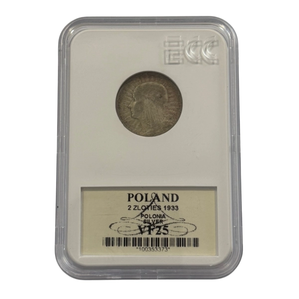 2 zł 1933 Głowa Kobiety VF25