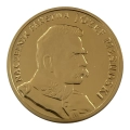 Medal 100. rocznica Odzyskania Niepodległości Piłsudski platerowany 24K