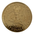 Medal 100. rocznica Odzyskania Niepodległości Piłsudski platerowany 24K