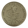 Medal 100. rocznica Odzyskania Niepodległości Piłsudski srebrzysty