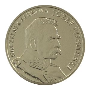 Medal 100. rocznica Odzyskania Niepodległości Piłsudski srebrzysty