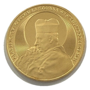 Medal Beatyfikacja Kardynała Stefana Wyszyńskiego 2021 platerowany