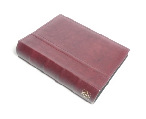 Klaser na 200 pocztówek przezroczyte str bordo