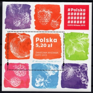 2015 Fi. blok 274 ** Wystawa EXPO 2015