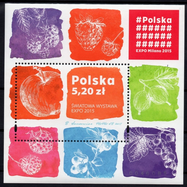 2015 Fi. blok 274 ** Wystawa EXPO 2015