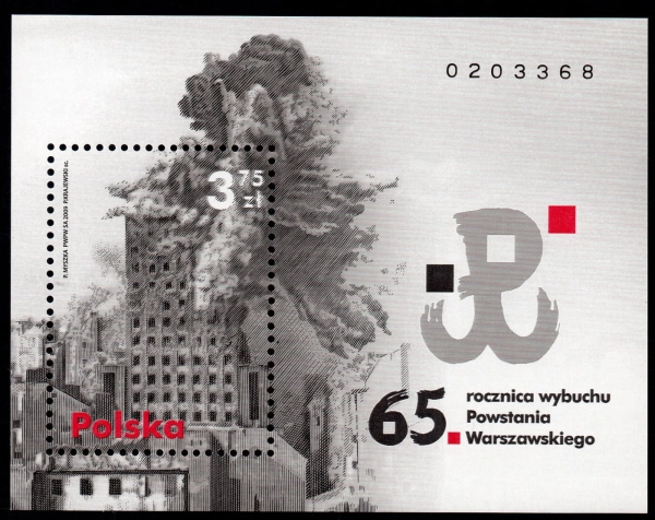 2009 Fi. blok 220 ** Powstanie Warszawskie