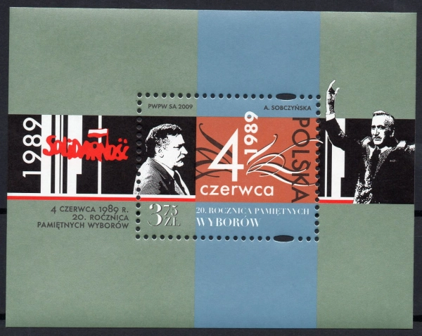 2009 Fi. blok 218 ** Rocznica wybrów 4 czerwca 89