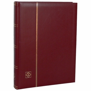 Klaser na znaczki Comfort 64 bordo - Leuchtturm - stylowy jak czerwone wino