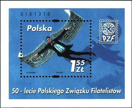 2000 Fi. blok 173 ** 50-lecie PZF