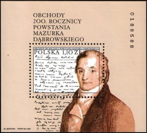 1997 Fi. blok 161 ** Mazurek Dąbrowskiego
