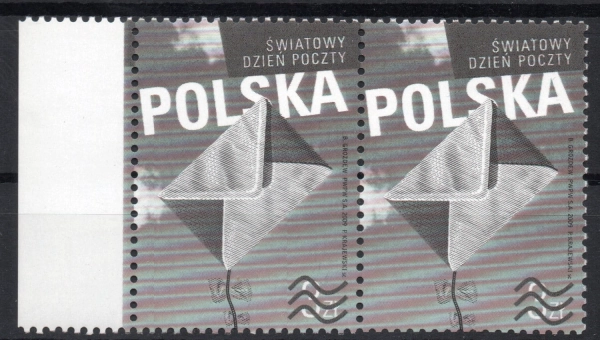 2009 Fi. 4305 ND Światowy Dzień Poczty ** parka