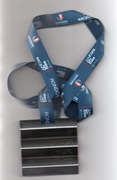 Medal uczestnika "Biegu na szczyt" 11.03.2017 r.