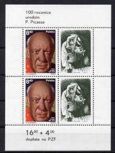 1981 Fi. blok 114 ** Pablo Picasso