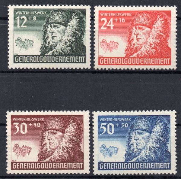 1940 Fi. GG 59 - 62 ** Pomoc zimowa seria znaczków