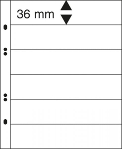 MC - karty 6 kieszeni przezr 5 szt - LINDNER