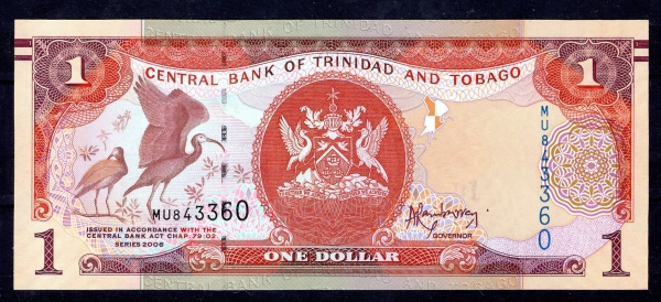 Banknot 1 dolar 2006 Trinidad i Tobago