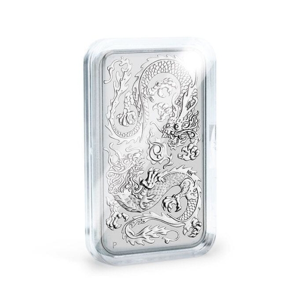 Kapsle Ultra Perfect Fit na monety 1 oz Dragon prostokątne Leuchtturm 10 szt