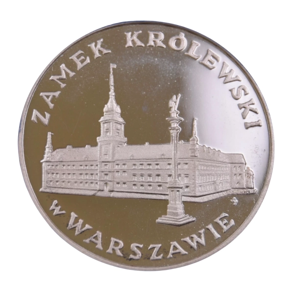 100 zł 1975 srebrna moneta Zamek Królewski