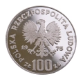 100 zł 1975 srebrna moneta Zamek Królewski