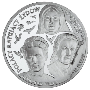 20 złotych 2009 Polacy Ratujący Żydów - srebrna moneta kolekcjonerska 