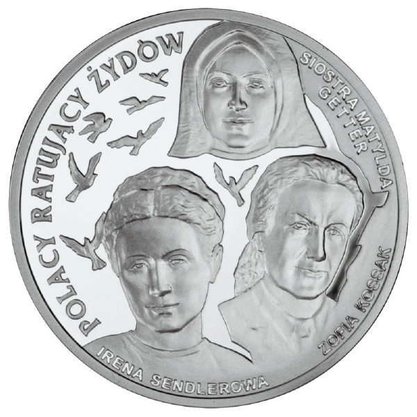 20 złotych 2009 Polacy Ratujący Żydów - srebrna moneta kolekcjonerska 