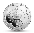 5 złotych 2013 Warta Poznań w blistrze - srebrna moneta kolekcjonerska 