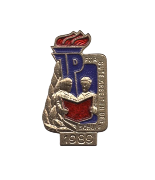 Odznaka za dobrą pracę w szkole 1989