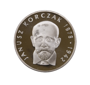 Moneta kolekcjonerska 100 zł 1978 srebrna moneta Janusz Korczak