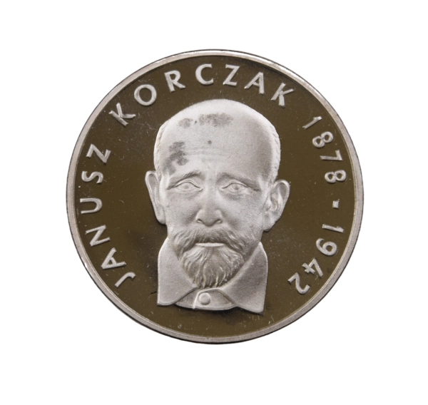 Moneta kolekcjonerska 100 zł 1978 srebrna moneta Janusz Korczak