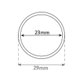 Kapsle na monety kolekcjonerskie, bulionowe fi. 23 mm - 10 szt. LEUCHTTURM