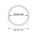 Kapsle Ultra Perfect Fit na monety bulionowe fi. 22,05 mm (suweren) - 10 szt. LEUCHTTURM