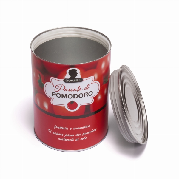 Skrytka - puszka pomidorów - Pomodoro - Leuchtturm