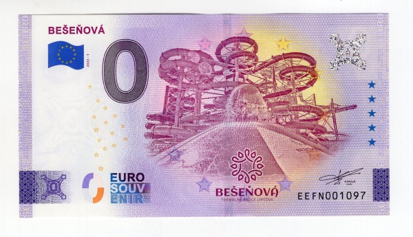2023 banknot 0 euro Bešeňova