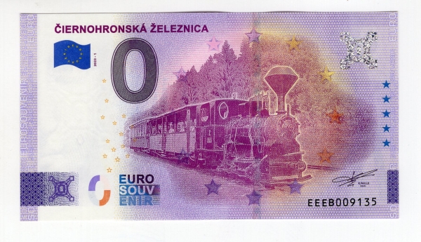 2023 banknot 0 euro Čiernohronská železnica