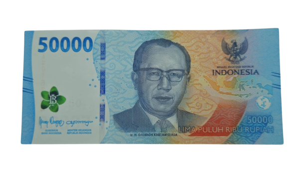 Banknot Indonezja 50000 Rupiah 2022