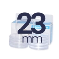 Kapsle na monety kolekcjonerskie, bulionowe fi. 23 mm - 10 szt. LEUCHTTURM