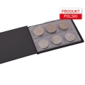 Klaser kieszonkowy na 24 monety o średnicy do 30 mm - sympatyczny mały klaserek