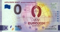 2024 banknot 0 euro - UEFA Euro Logo