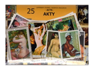 Pakiet 25 znaczków pocztowych - AKTY
