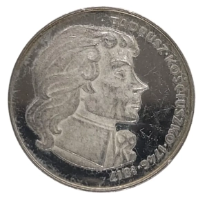 100 złotych 1976 Tadeusz Kościuszko - srebrna moneta kolekcjonerska