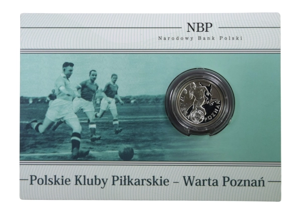 5 złotych 2013 Warta Poznań w blistrze - srebrna moneta kolekcjonerska 