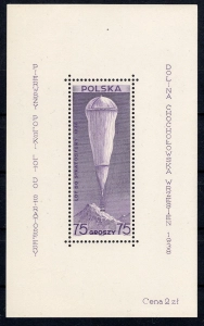 1938 Fi. blok 6 ** Lot stratosferyczny - balon